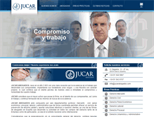 Tablet Screenshot of jucarabogados.com